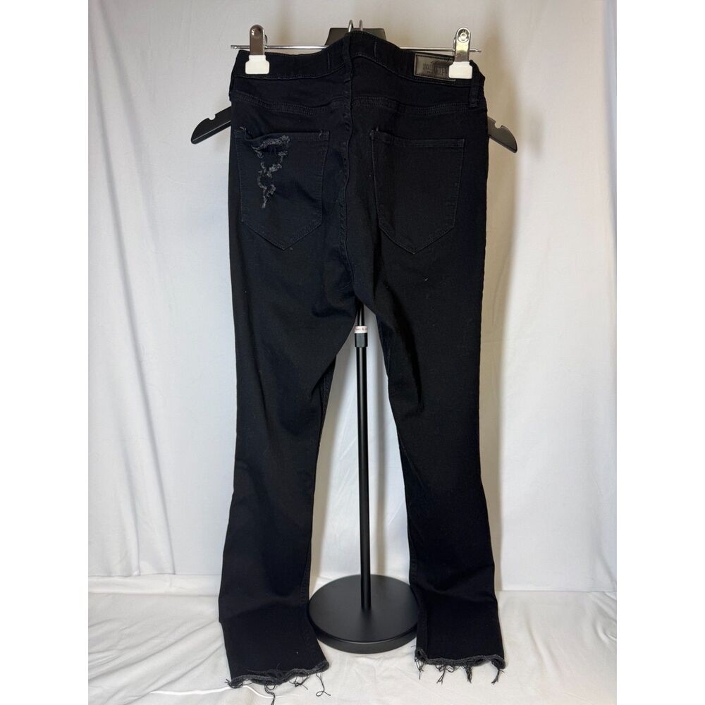 Hollister Black Distressed Ripped High Rise Super Skinny Jeans Women’s 5R - Picture 4 of 8